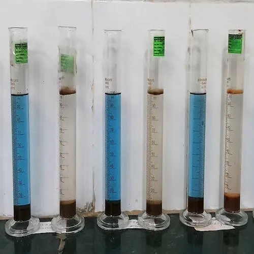 Soil rig at coastal location with palm trees