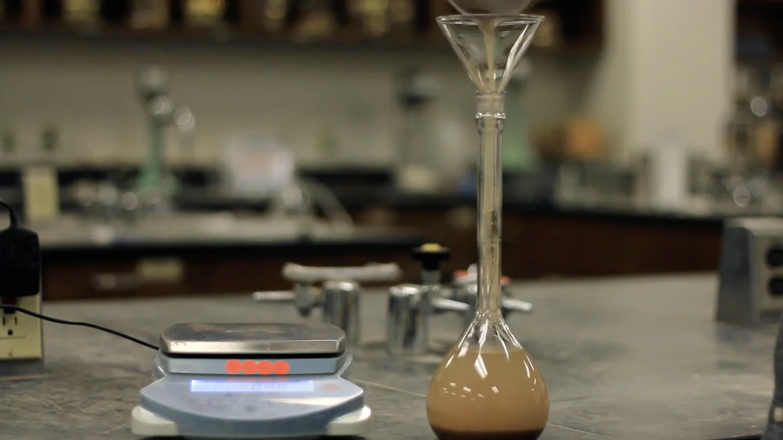 Soil rig setup at beach location